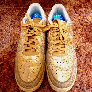 Air Force 1 Low '07 LV8 "Golden Scales" Sneaker Size 11 Mint!
